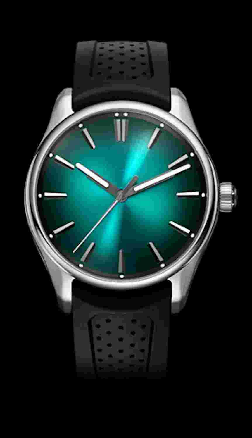 H. Moser & Cie. Pioneer Center Seconds Stainless Steel Bracelet VERY RARE