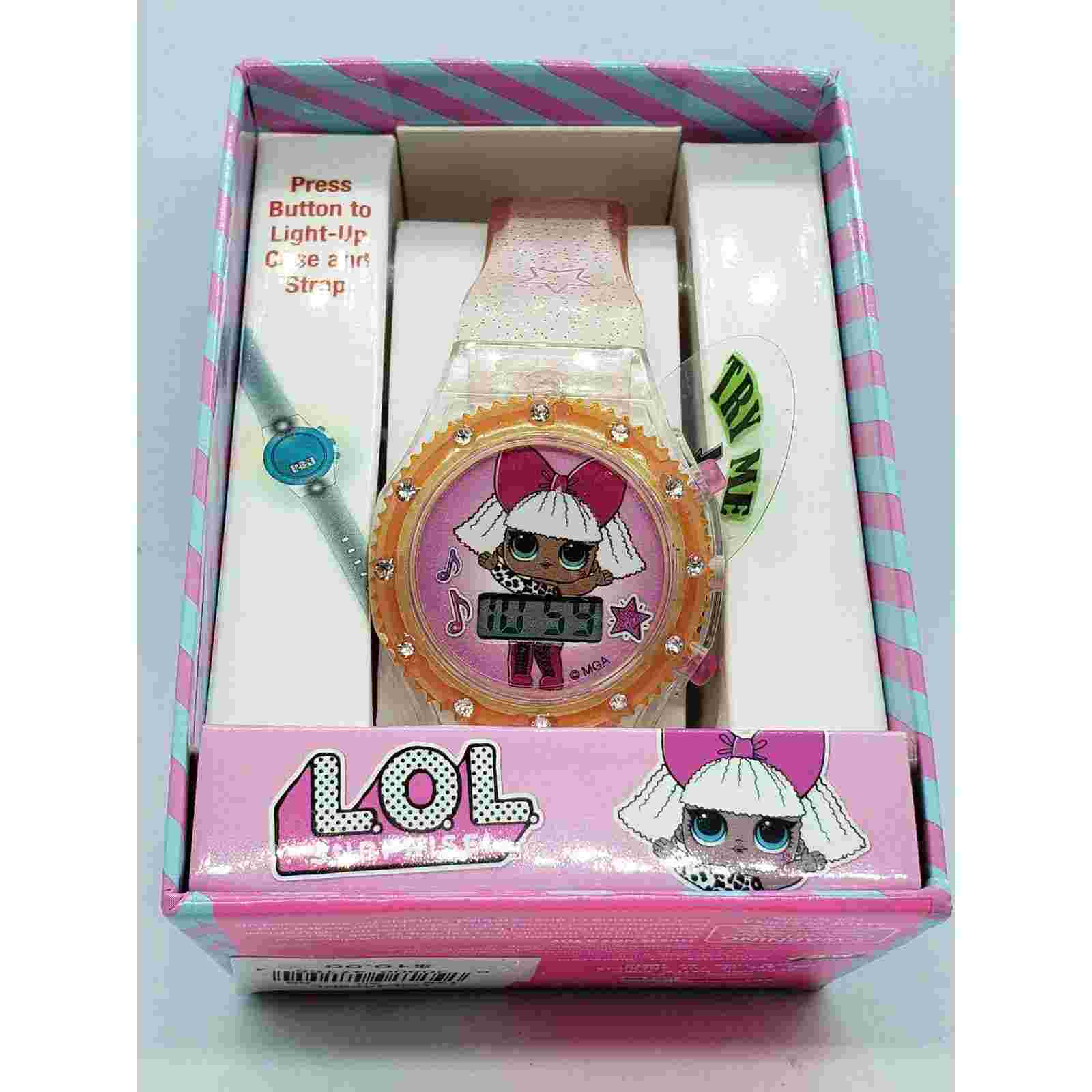 LOL surprise watch. Comes in decorative box, working watch