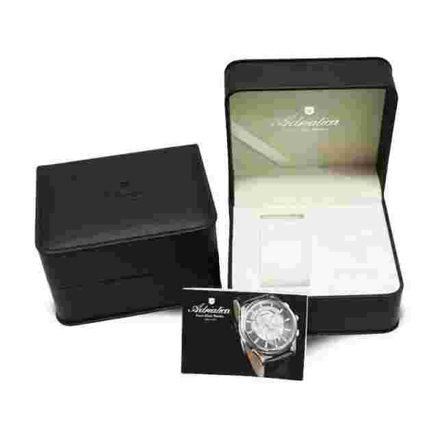 Adriatica 44MM Swiss-Automatic ETA 2824 Automatic Grey Dial Rose Gold Bezel Blac