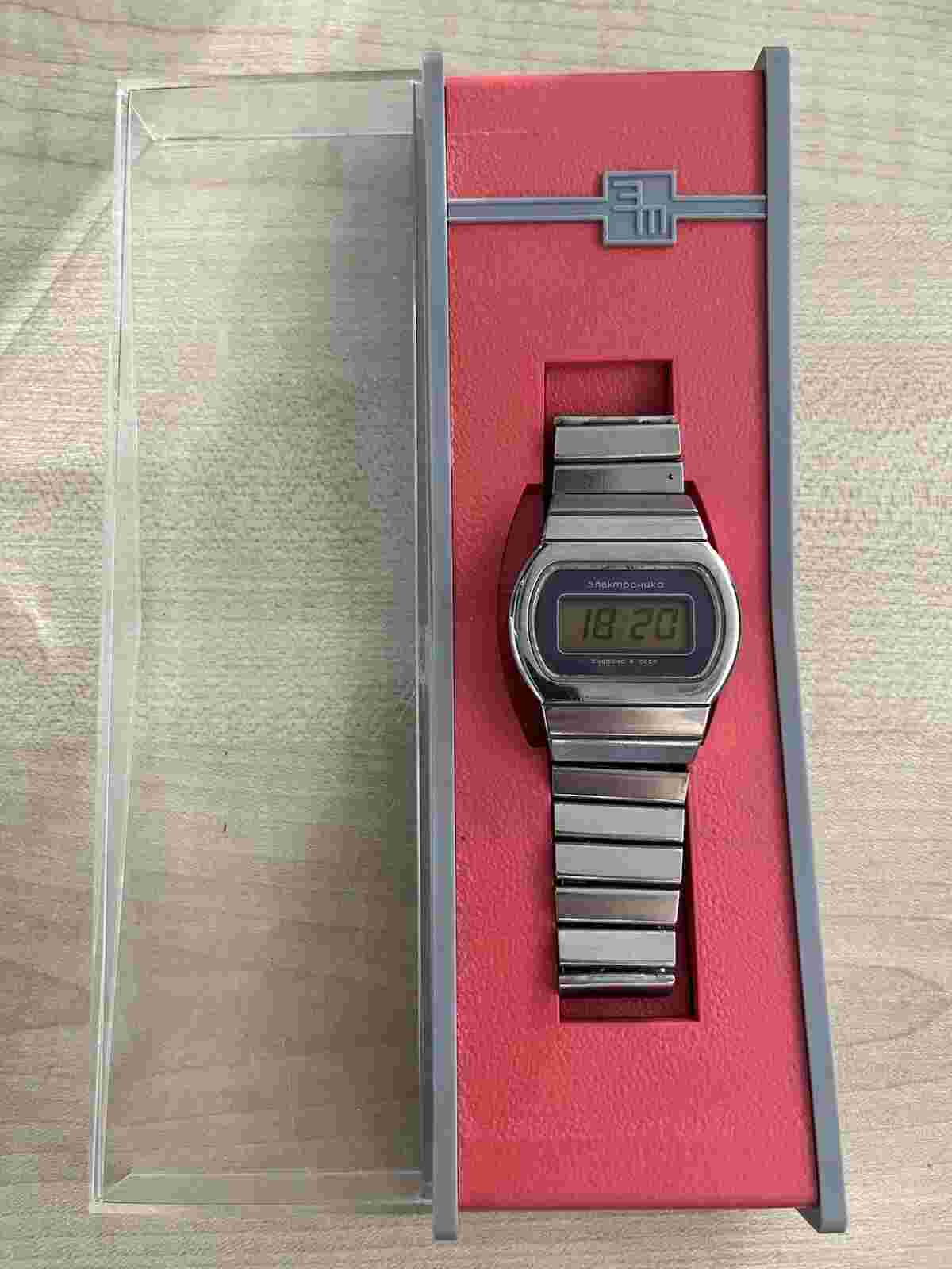 Elektronika 1 RARE B6-02 Vintage Original USSR Digital Watch 1970s Soviet