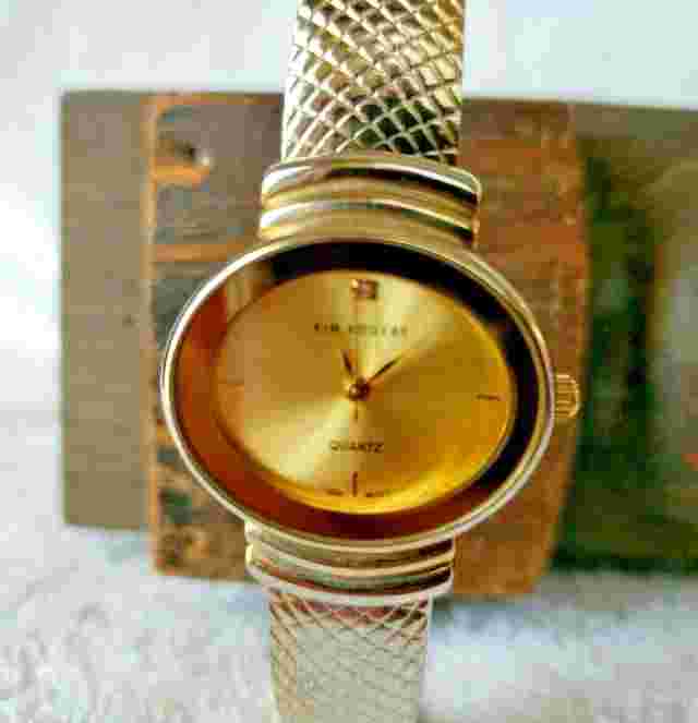 Kim Rogers Expandable Cuff Bracelet watch With New Battery