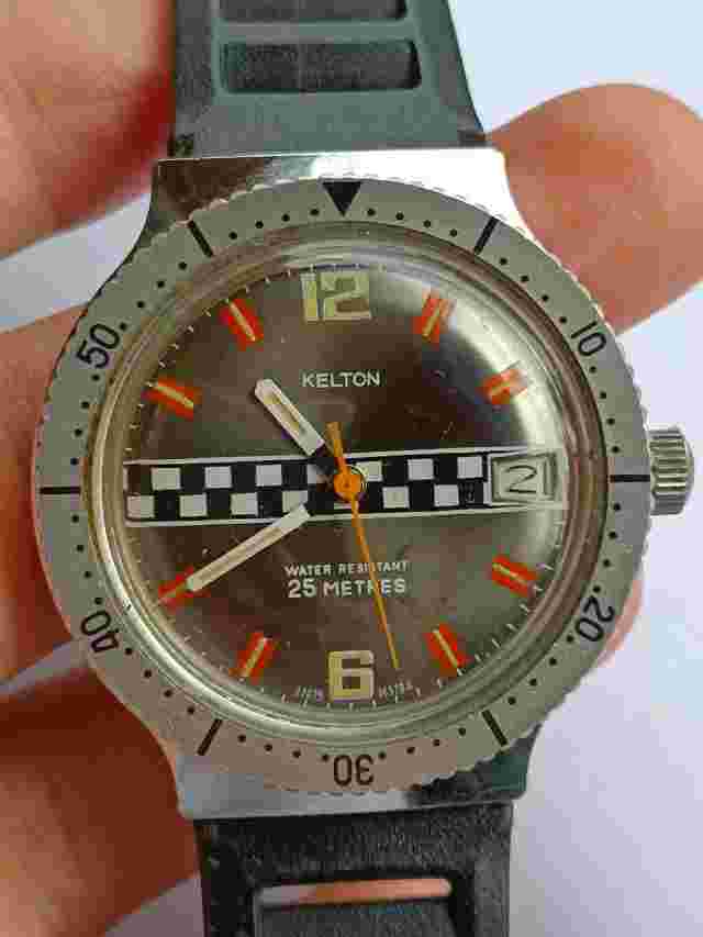 Vintage KELTON 25 Metres RACE Men's Watch