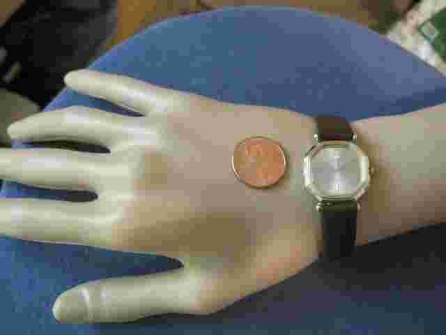 H401  ladys  gold plate and stainless steel  LASALLE quartz watch