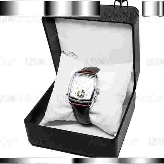 Magnus Halifax M111MSR05 Chrome Stainless Steel Automatic Mens Watch