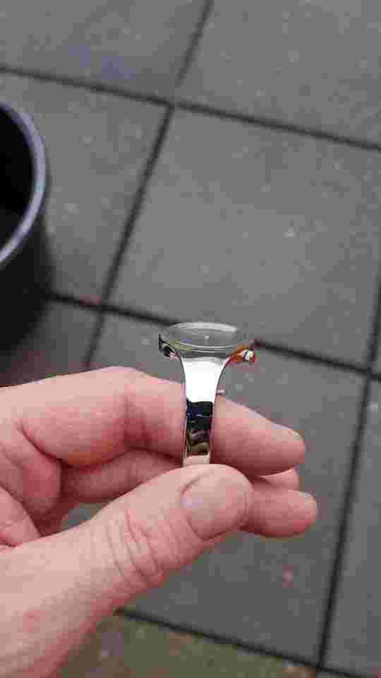 Vintage Danish Georg Jensen Vivvianna Torun Open Bangle Women's Watch #336