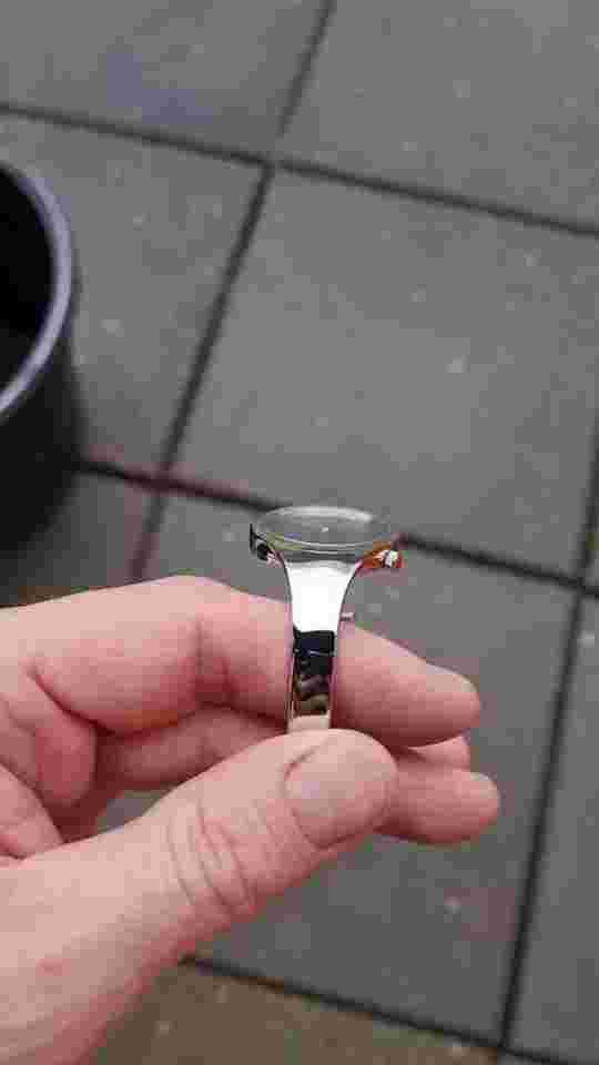 Vintage Danish Georg Jensen Vivvianna Torun Open Bangle Women's Watch #336