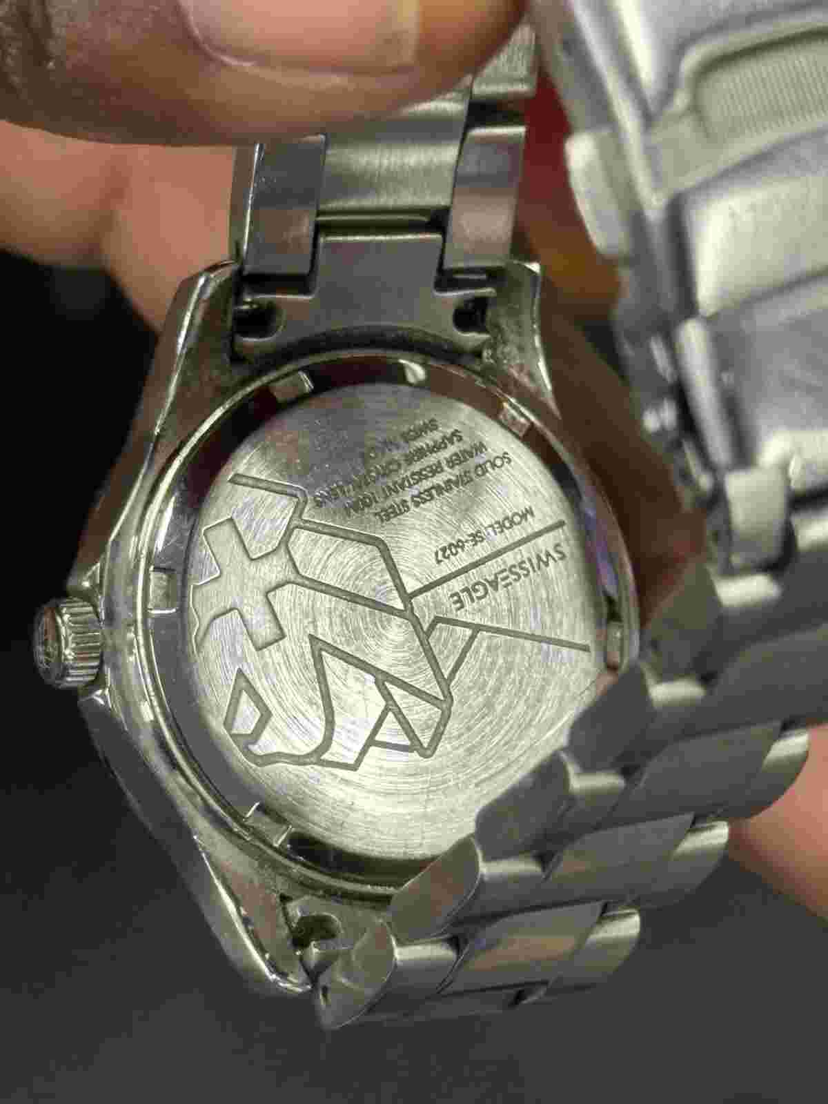 Swiss Eagle Watch Model SE-6027 Swiss Made -In Excellent Condition Fully Working