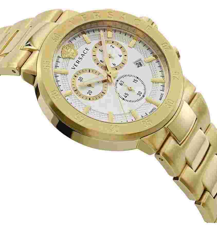 Versace VEPY00820 Urban Mystique Chrono White Gold Steel Men's Watch