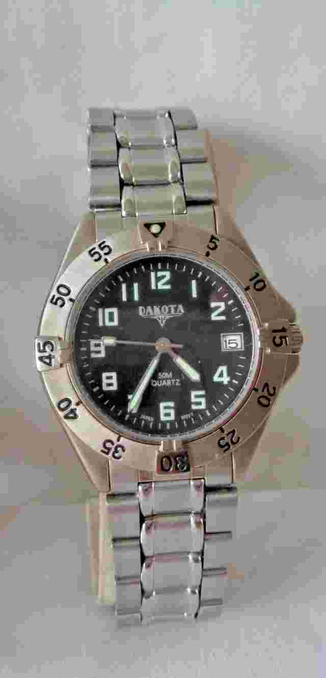 (3) Men's Dakota Diver Style Quartz Wristwatches Sting Ray New Batteries Running
