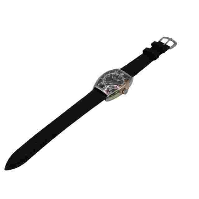 FRANCK MULLER Tonneau Curvex Master Calendar 5850MCL K18WG/leather belt #498