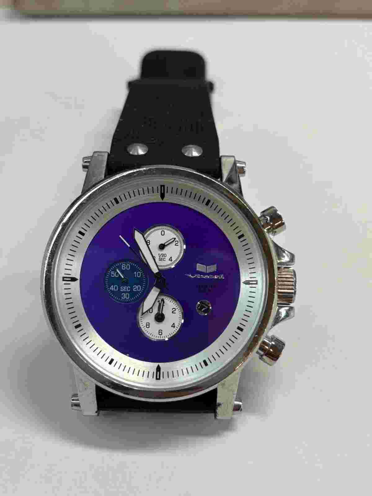 Vestal Plexi 48 mm Watch Men’s Lakers Purple face Watch