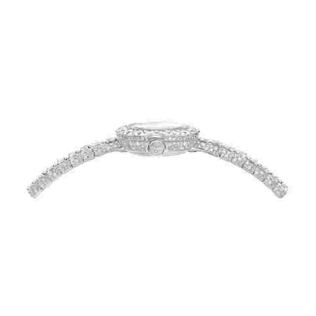 DIOR LA D DE DIOR PRÉCIEUSE PLATINUM WHITE GOLD&1063 DIAMONDS WATCH#CD040164M001