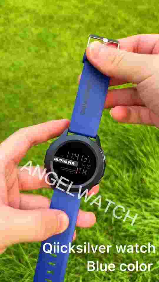 Quiksilver Men Waterproof Digital Rubber Watch Fashion Sport Free Shippings