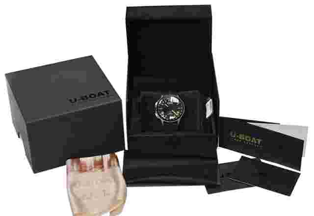 U-Boat
                           
                                 Capsoil Doppiotempo Quartz Black Dial Men's Watch New 2024 8838
