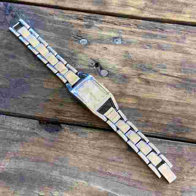 Nine & Co.  9C/5044 Ladies Stainless Steel Rectangular Face Fashion Watch