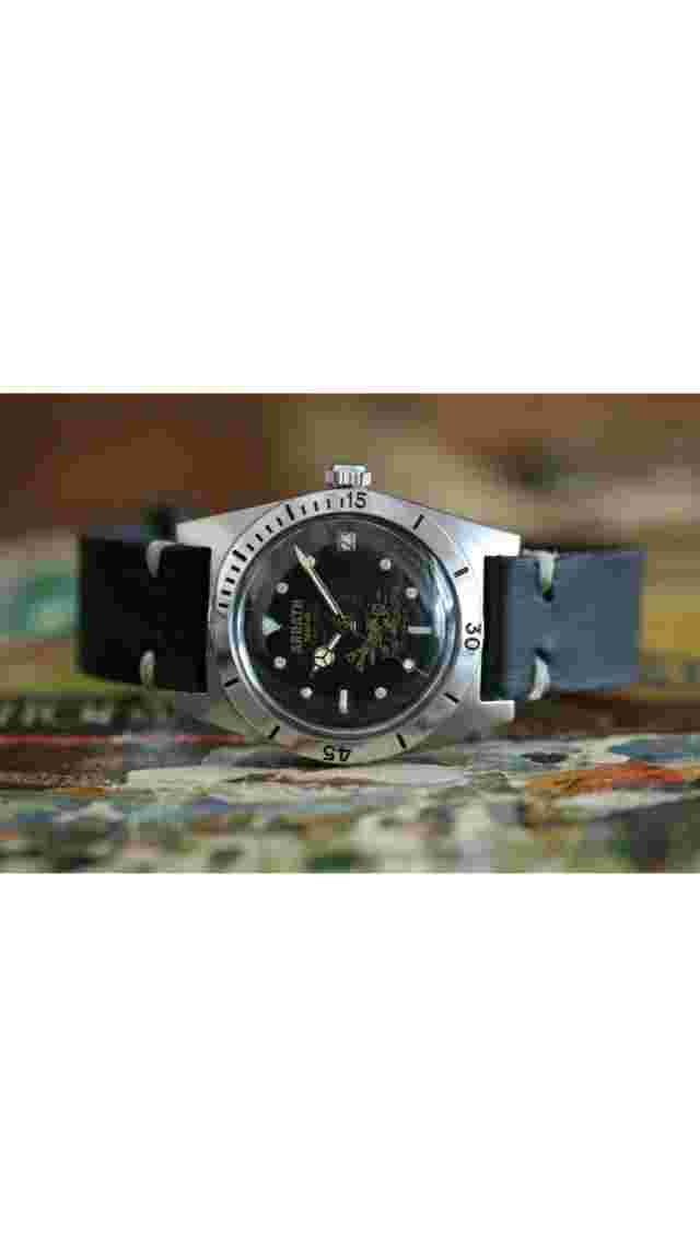 Ardath Reefguard Denis Automatic Felsa 4007 Diver Submarine Vintage 60ies