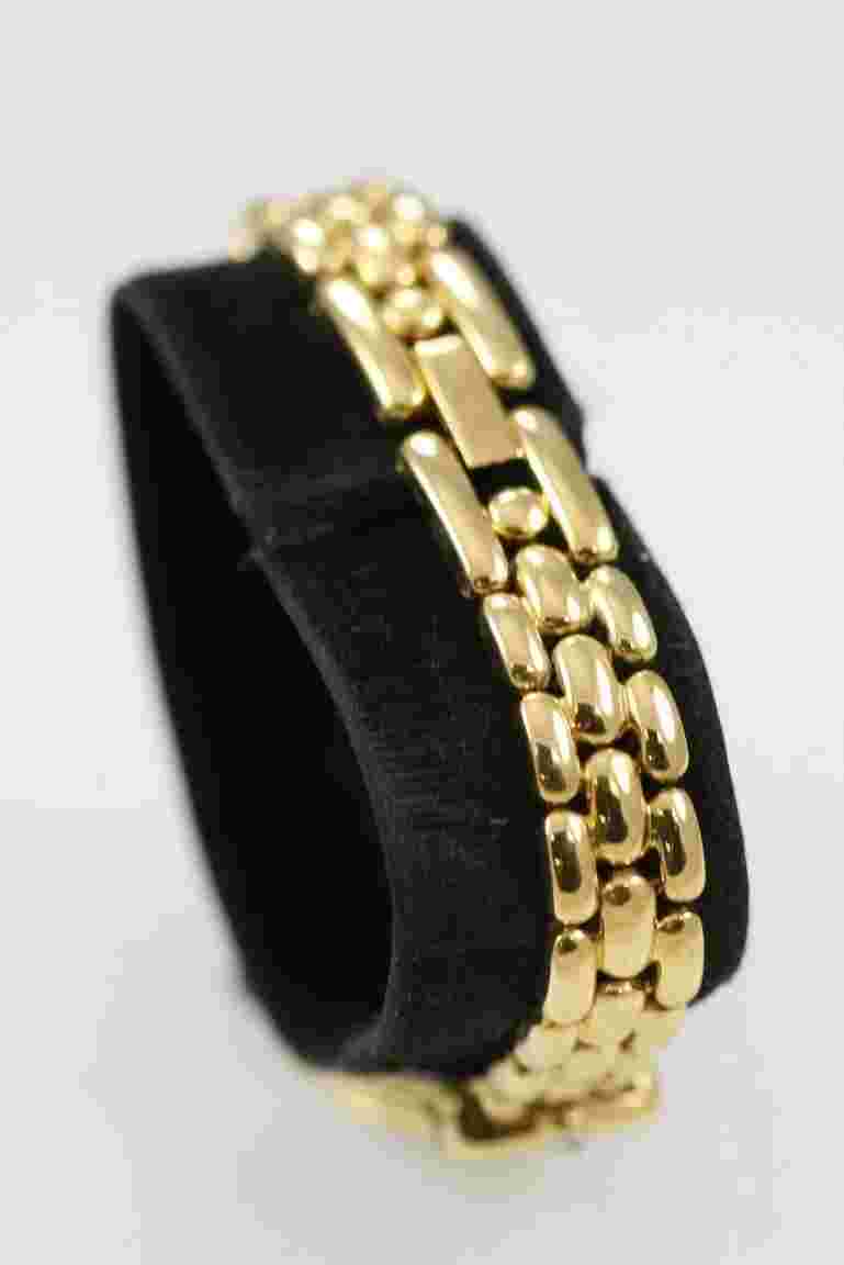 Gloria Vanderbilt Watch Women Gold Stainless Steel WR Battery Black Quartz