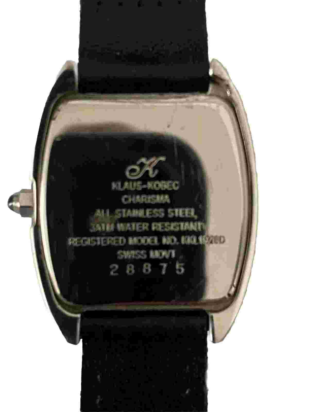 Klaus Kobec Charisma Registered Model KKL1928D WR3ATM All S.Steel Women`s Watch