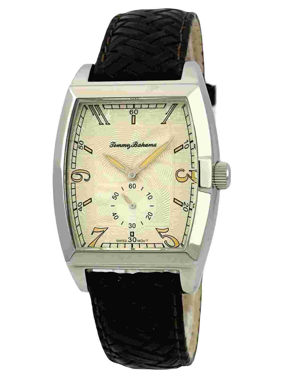 Tommy Bahama Swiss Men's TB1148 Island Heritage Islander Leather Strap Watch