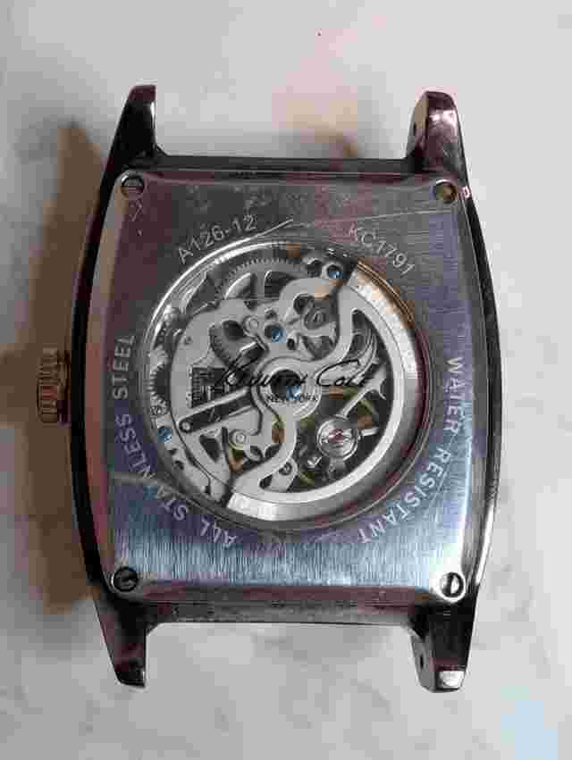 Mens Kenneth Cole Automatic Skeleton Dial Watch - No Strap