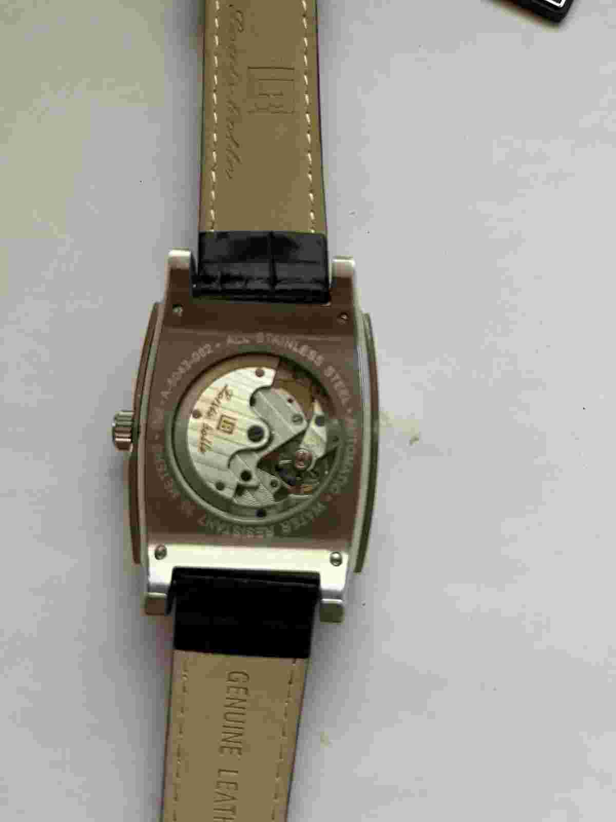 LOUIS BOLLE AUTOMATIC MENS WATCHA-5043-82 WATER RESISTANT 30 METERS