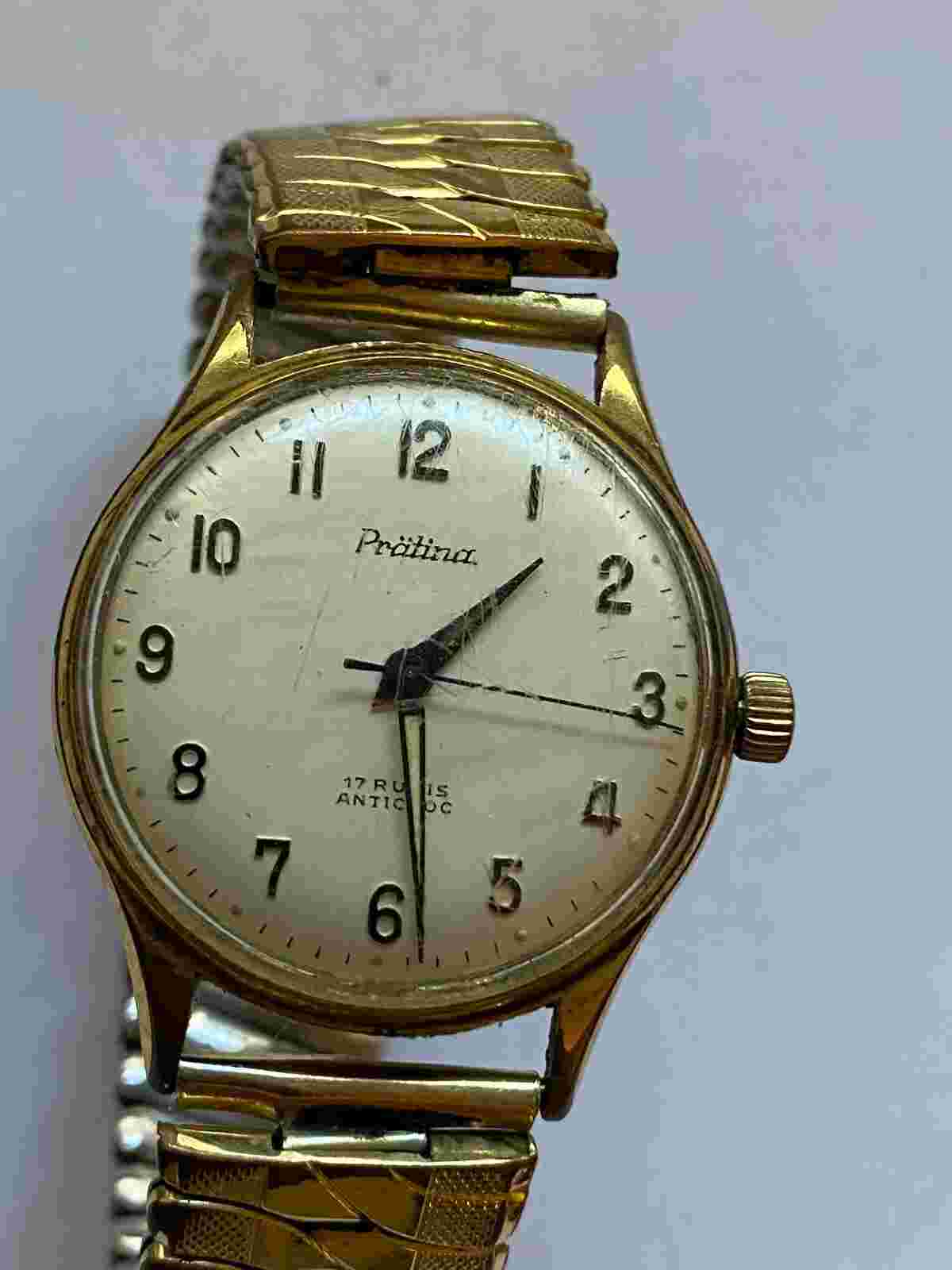 Prätina - Vintage 17 Ruby Men's Watch - Manual Winding - Work Running