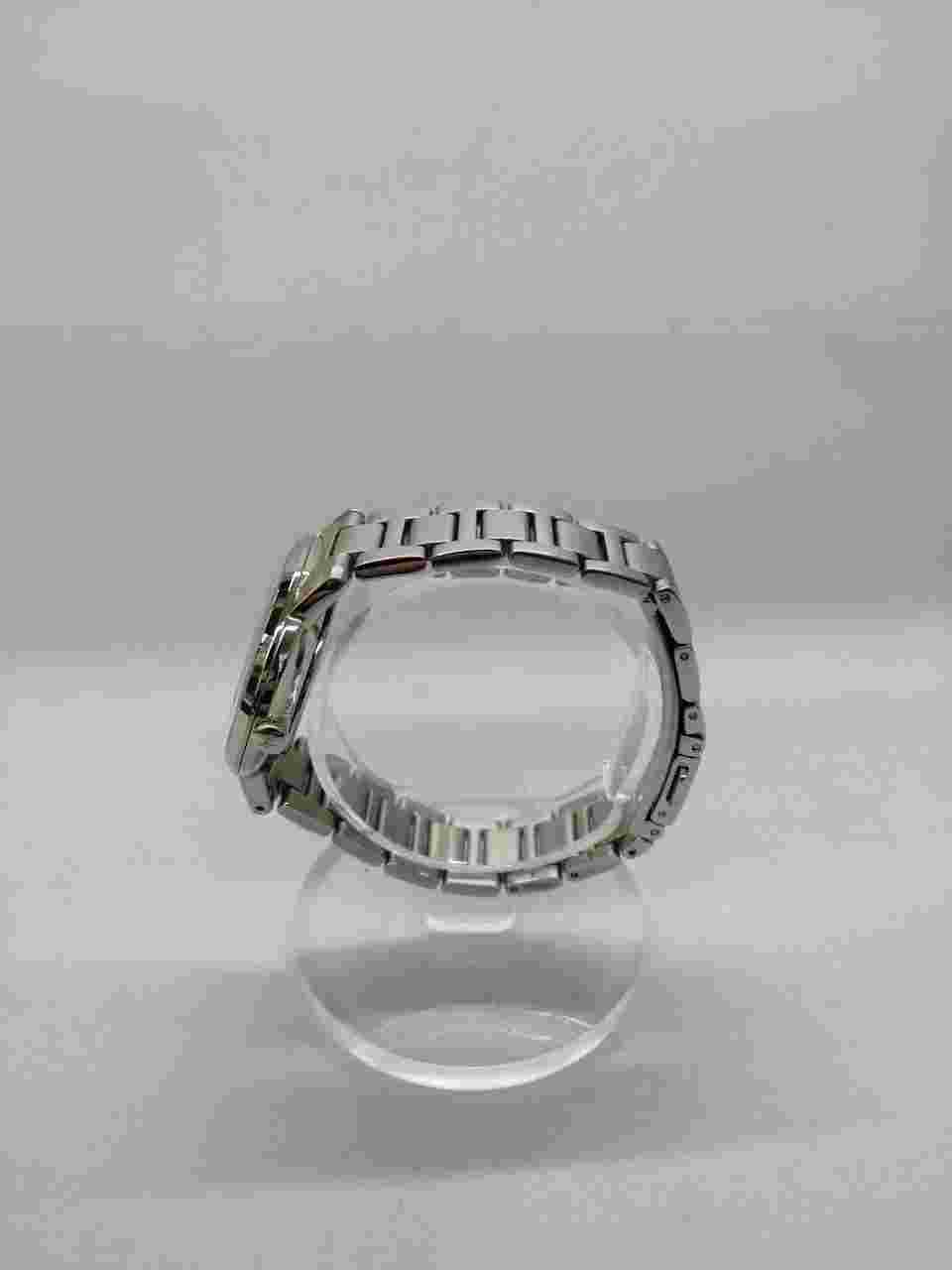 Auth Agnes B Vj22-kfx0 Beige Leather 8n1359 Womens Wrist Watch