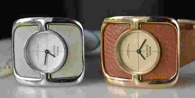 2-LOT 34mm 1970s LADIES WRISTWATCH MARCEL BOUCHER Swiss Lorsa 8F NEW OLD STOCK