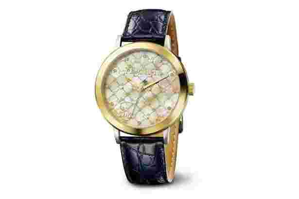 Peanuts Snoopy Happy Monogram with Diamonds Official Watch Black Gold Gifts