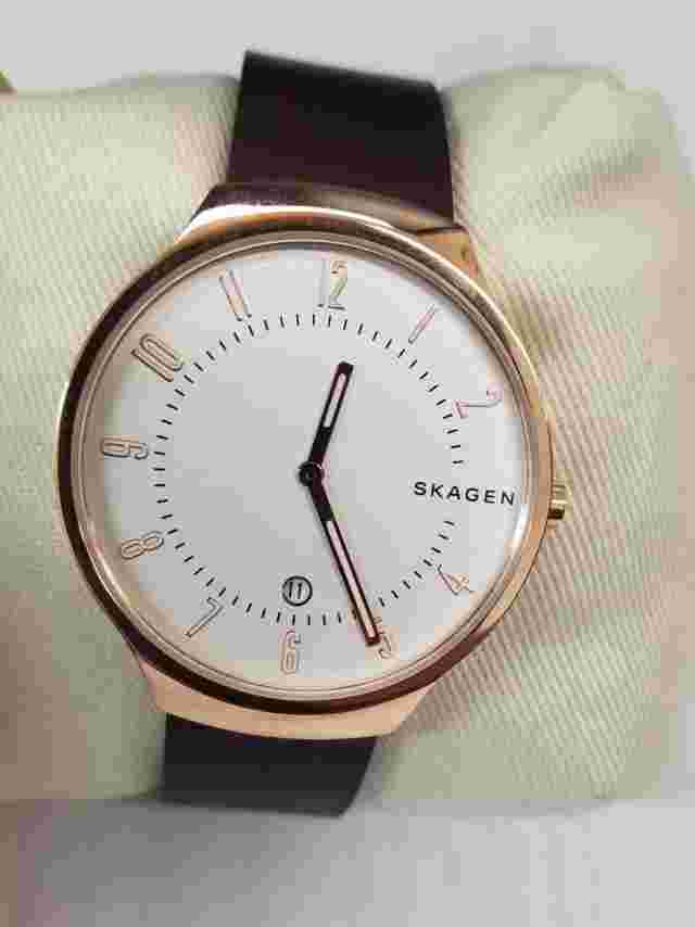 Skagen SKW6458 Grenen 38mm Men's Brown Leather Watch