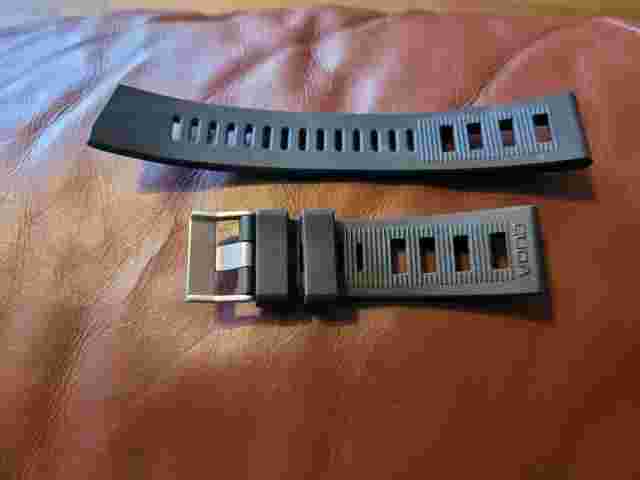 Armida 22mm rubber Cuda diver wristwatch band