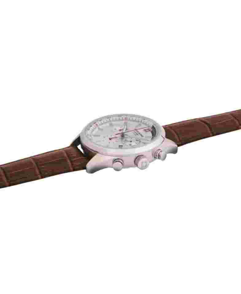 SWISS ALPINE MILITARY Men Analog Quartz Casual Watch Classic Dress Silver Dial W