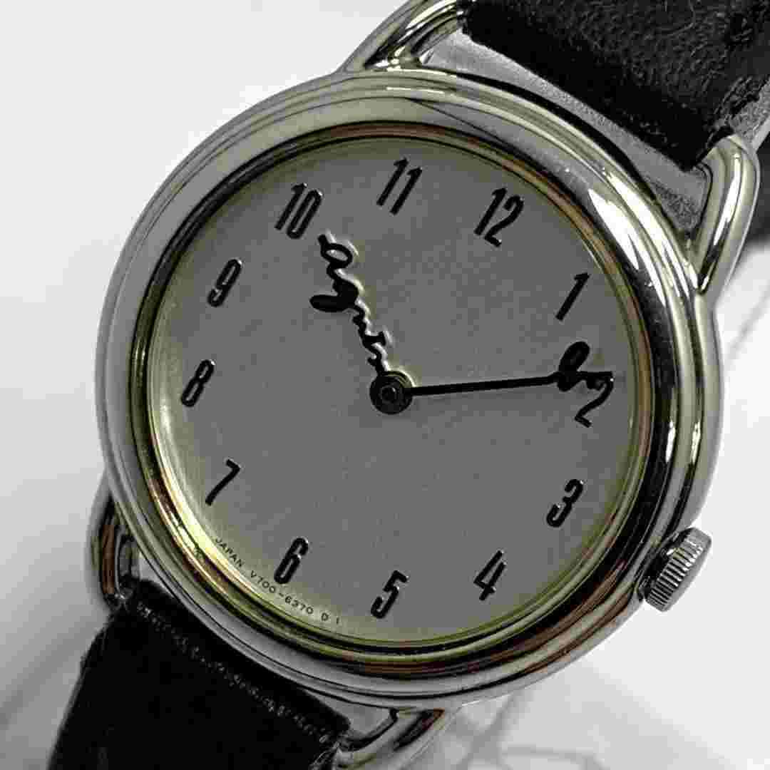 Genuine agnes b ladies watch silver battery replaced quartz type