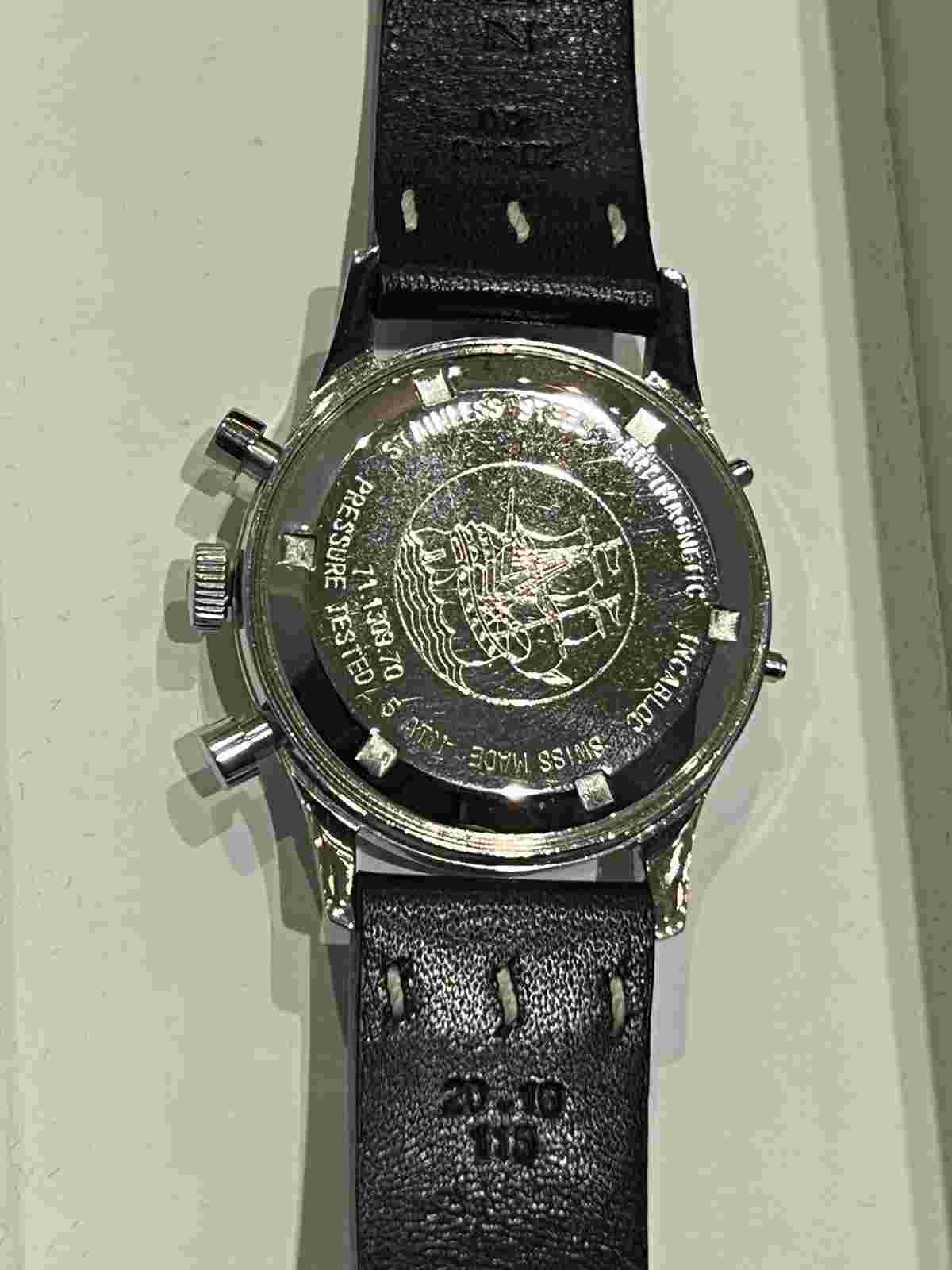 Vintage WAKMANN Panda Triple Date Chronograph Watch - Serviced