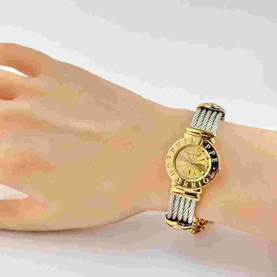 Philippe Charriol Women's Gold Watch - Battery Replaced, Ready to Wear