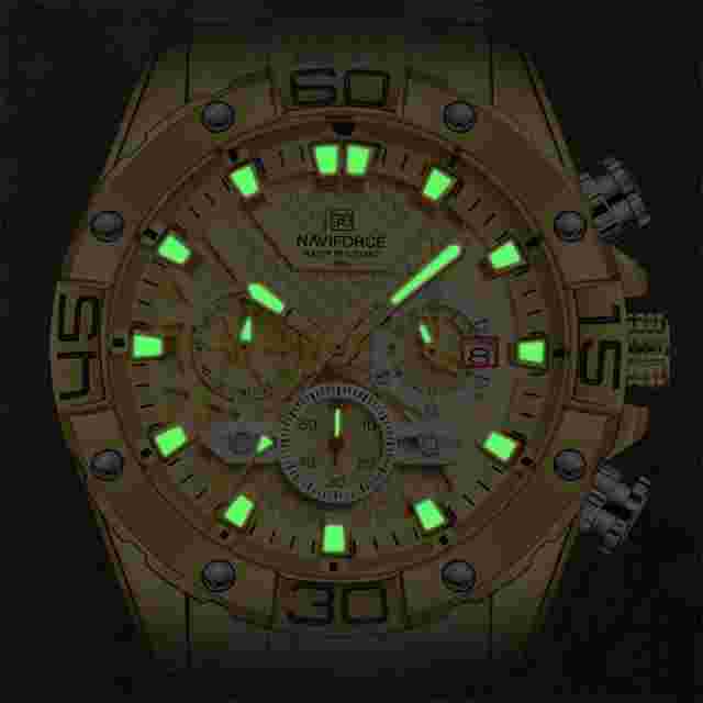 Reloj de Marca de Lujo Militar Relojes de Moda Para Hombres Acero Inoxidable