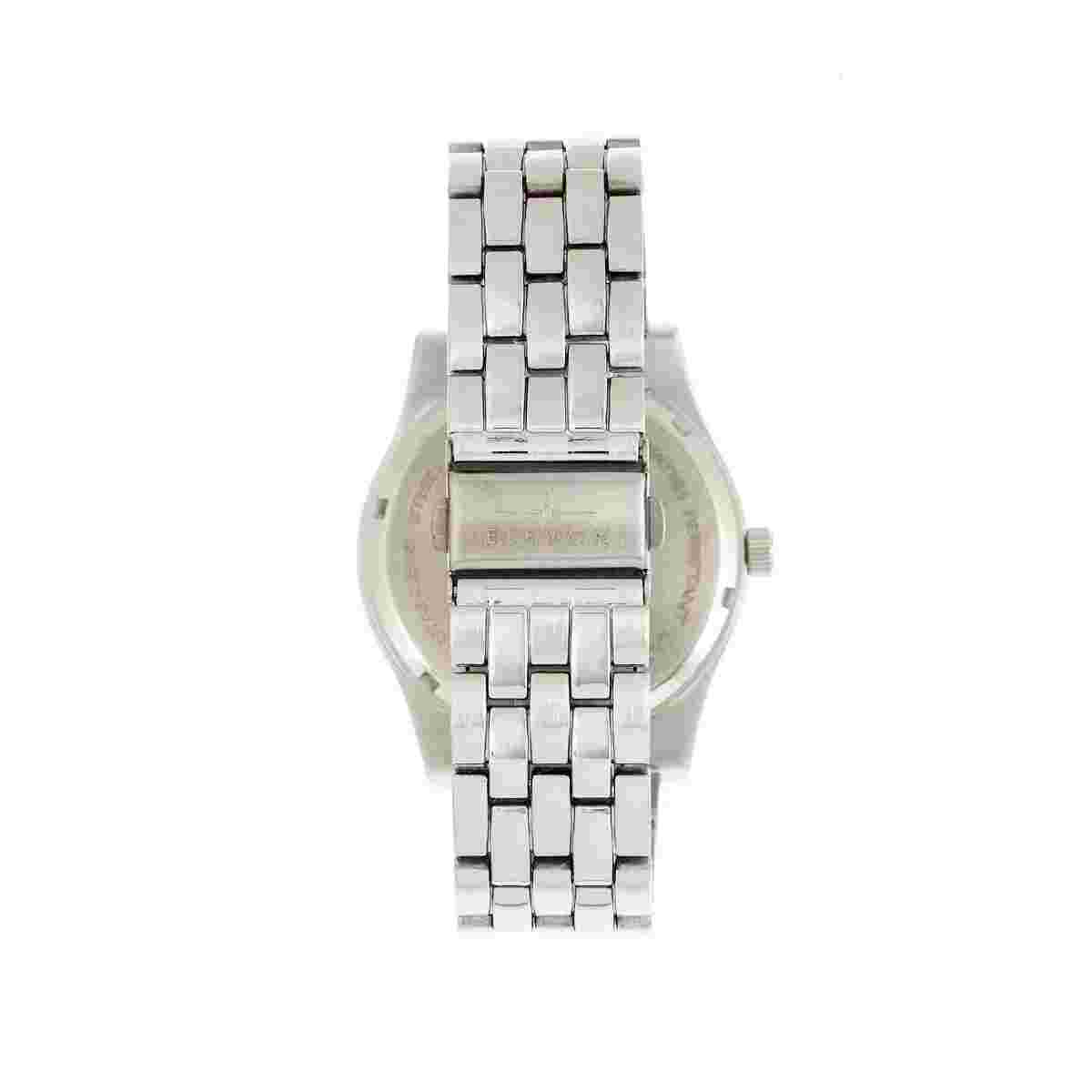 Elevon Garrison Men's Silver Bracelet Watch with Date ELE105-1