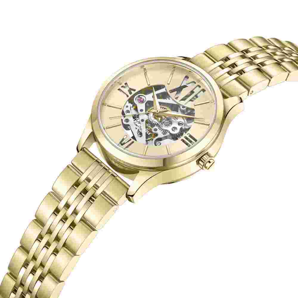 Kenneth Cole Gold Dial With Gold Stainless Steel Men Watch KCWLL2235602