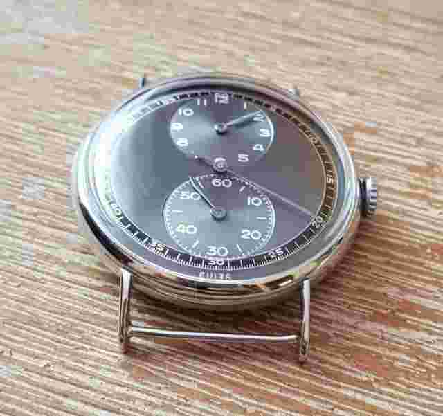 Vintage Mulco Regulator Rare and Unusual Watch WWII era 34mm