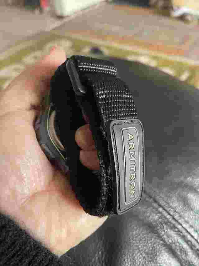 Armitron Sport Unisex 40/8291BLK Grey Accented Digital Chronograph Black Nylon