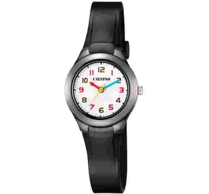 Calypso Children's Watch with Colored Numbers Rubber Strap K5749/8