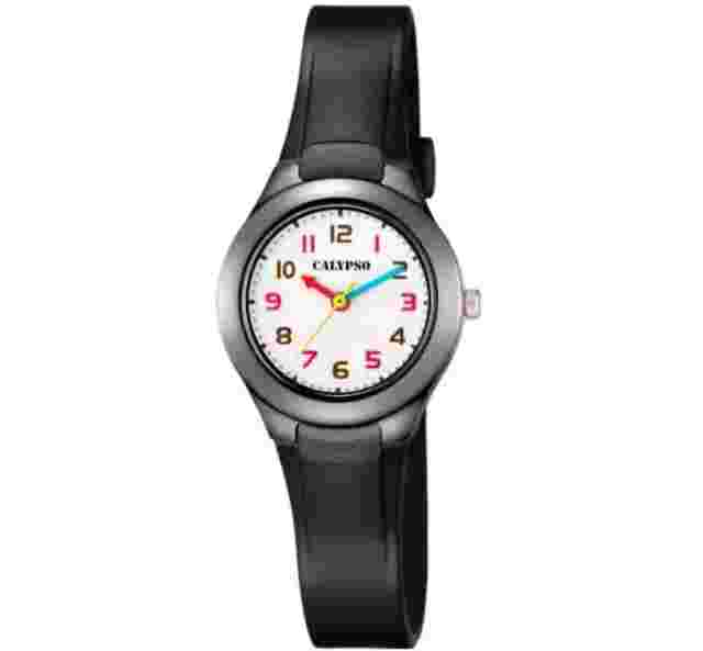 Calypso Children's Watch with Colored Numbers Rubber Strap K5749/8