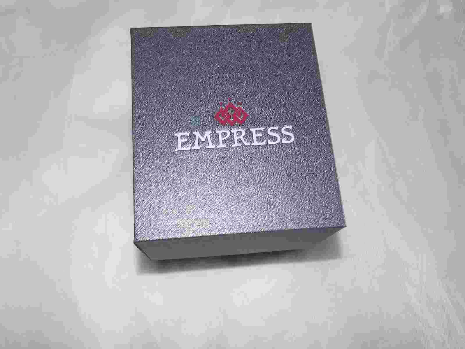Empress Ayala Ladies Watch: EM1002 Black Band-Black Dial