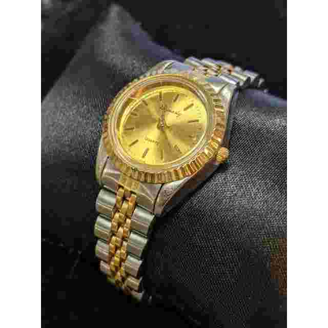 Imitation Dynasty Vintage Quartz Wrist Watch Gold Tone Silver Tone