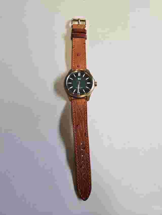 Christopher Ward C63 Bronze watch chronometer