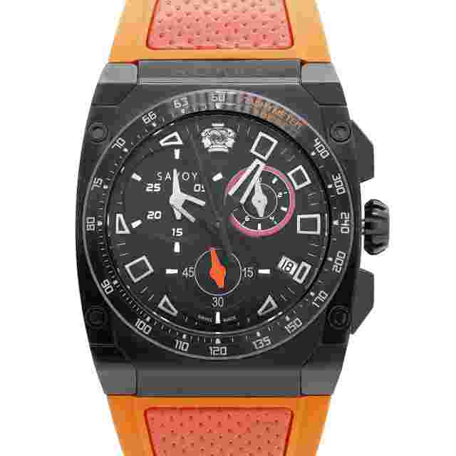 Savoy Icon Extreme Steel Chronograph Black Dial Mens Quartz Watch WM1.22C7TA.27