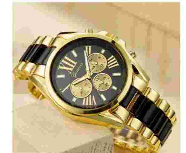 New Simple Men's Large Dial Steel Band Quartz Watch