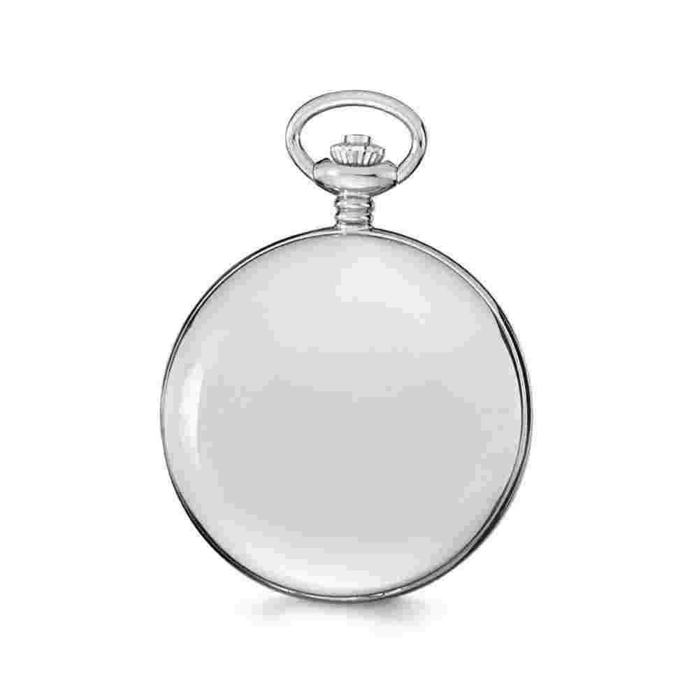 Charles Hubert Stainless Steel Skeleton Dial Pocket Watch XWA4344