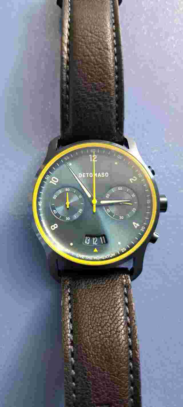 DETOMASO D02-32 G2105 Chronograph Calendar 5ATM Men's Watch Limited Edition