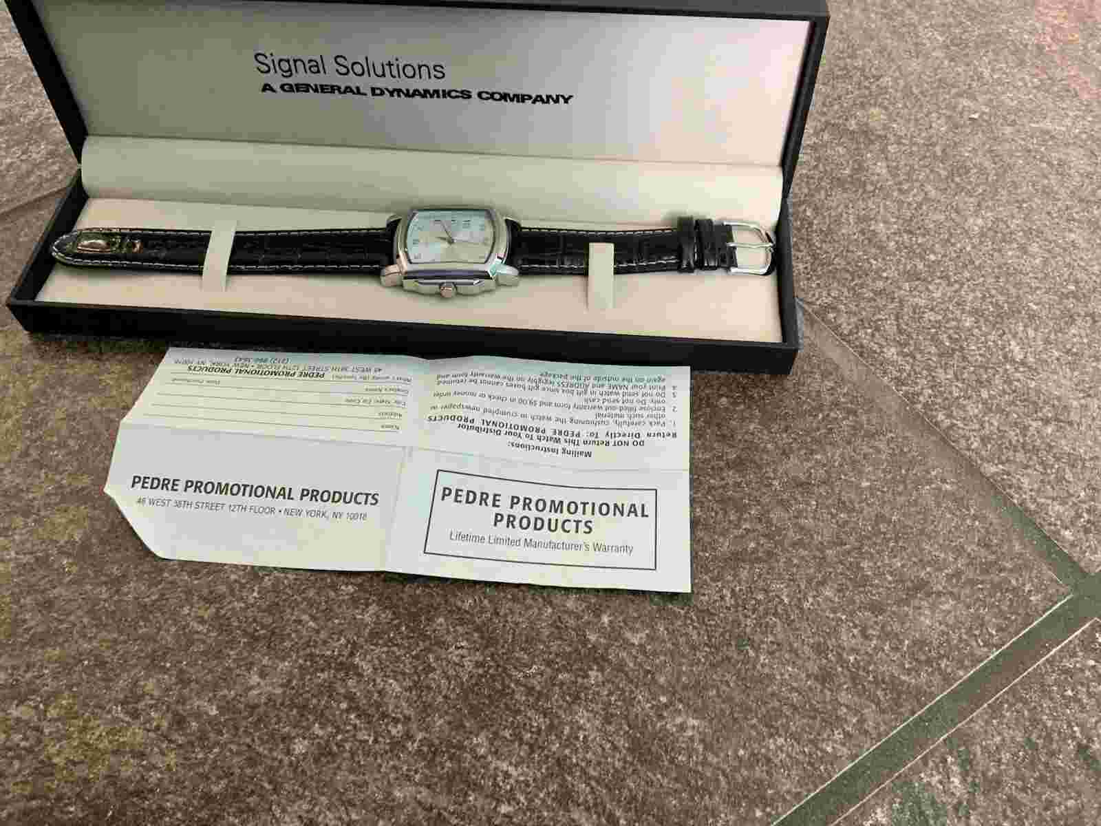 Men’s Watch Signal Solutions NIB A GENERAL Dynamics Co. VTG